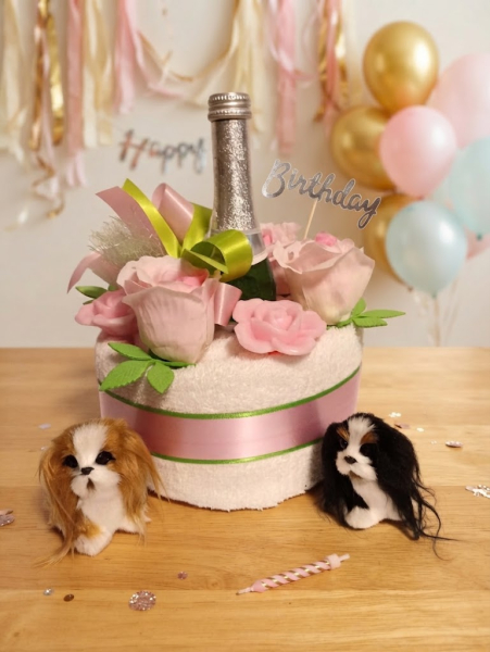Gastgeschenk Handtuchtorte